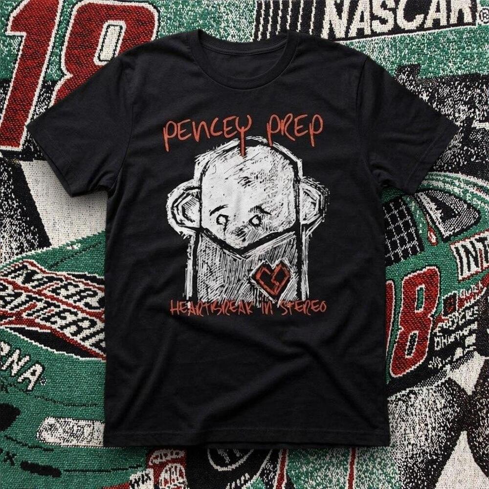 Pencey Prep Heartbreak In Stereo Graphic Tee Black Unisex